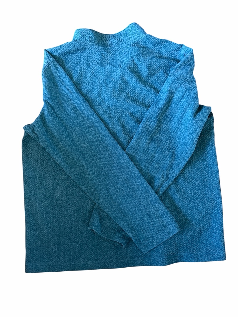 Blue Teal Quarter-Zip Pullover Casual Outdoors Men’s XL - Picture 8 of 8
